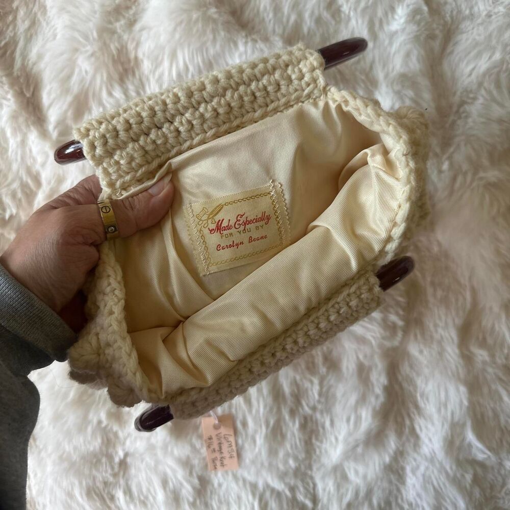 American-vintage Women's Cream and Tan Bag - Picture 4 of 4